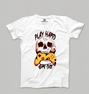 تیشرت گیمینگ Play Hard or Die