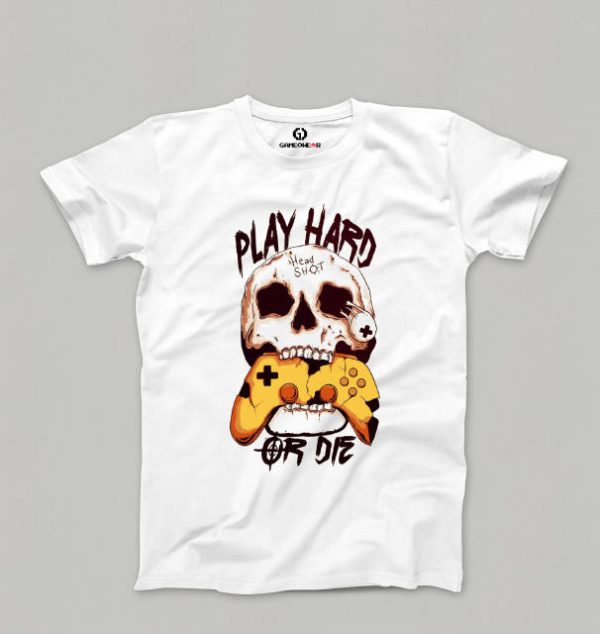 تیشرت گیمینگ Play Hard or Die