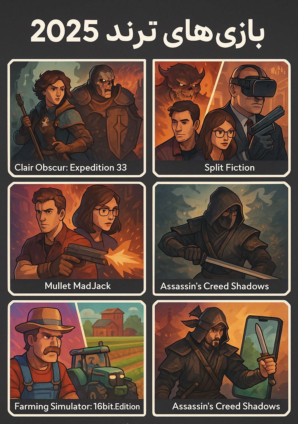 GAME-O-WEAR بازیهای ترند 2025