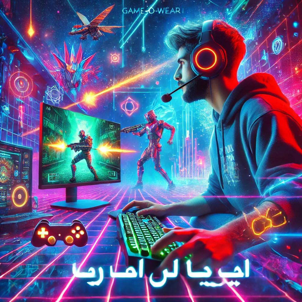 gaming_blog_image گیمر در حال بازی با نورهای نئونی و ستاپ گیمینگ حرفهای - چرا بازیهای ویدیویی فراتر از یک سرگرمی هستند؟